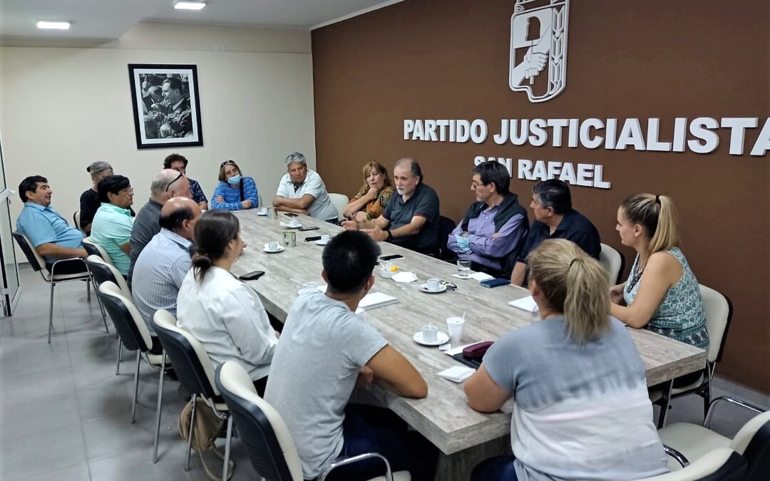 Visita institucional de Sergio Haddad a San Rafael